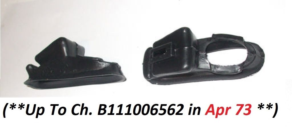 REAR BRAKE WHEEL CYLINDER GAITERS x2 (Humber Sceptre)  (** Check Ch. No/ **) (1963- Apr 73 Only)